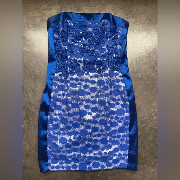 Jessica McClintock Junior’s Women’s Rose Seuqin Dress - SIZE 8 - Picture 1 of 13